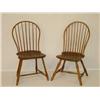Image 1 : (2) EARLY 19TH CENT. BOW BACK WINDSOR SIDE CHAIRS