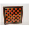 Image 1 : FRAMED REVERSE ON GLASS GAMEBOARD-CHECKERS W/ RED