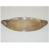 Image 1 : 9 3/4 HALLMARKED ENGLISH SILVER OVAL TRAY W/ MOLD