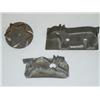 Image 1 : (3) DIFFERENT TIN COOKIE CUTTERS: (1) PIG, (1) LA