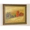 Image 1 : OIL ON CANVAS OF AUTUMN LANDSCAPE W/ MEADOW SIGNE