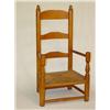Image 1 : 19TH CENT. CHILDS MAPLE & ASH LADDERBACK ARMCHAIR