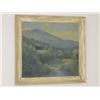 Image 1 : OIL ON CANVAS OF MOUNTAIN LANDSCAPE W/ STREAM & P
