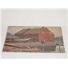 Image 1 : OIL ON ARTISTS BOARD OF RED WHARF BUILDINGS W/ SA