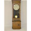 Image 1 : OAK TIME CLOCK FROM THE SIMPLEX TIME RE