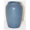 Image 1 : 5" HAMPSHIRE POTTERY MATTE BLUE VASE-MA