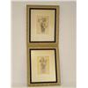 Image 1 : PR. FRAMED SOUTHWEST CHARCOAL DRAWINGS 