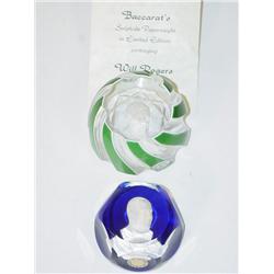 LOT (2) BACCARAT LIMITED EDITION SULFID