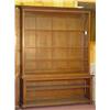 Image 1 : LARGE VICTORIAN OAK 2 PC. STEPBACK LIBR