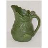 Image 1 : 8" HAMPSHIRE POTTERY MATTE GREEN MELON 
