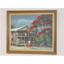 20TH CENT. FRAMED FLORIDA HIGHWAYMEN OI