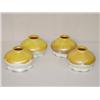 Image 1 : SET (4) 5 1/2" QUEZAL GOLD IRIDESCENT S