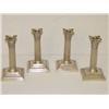Image 1 : 2 PR. 6" GORHAM SILVERPLATED COLUMNAR C