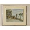 Image 1 : WATERCOLOR ON PAPER OF FISHING SHANTY &