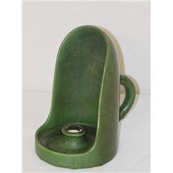 6 3/4" HAMPSHIRE POTTERY SHIELD BACK CH