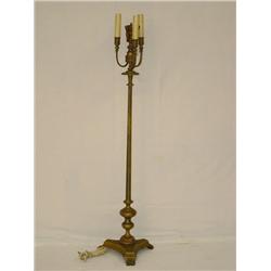 HEAVY BRONZE BAROQUE STYLE 3 SOCKET FLO