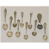 Image 1 : LOT (10) SOUVENIR SPOONS: (7) SILVERPLA