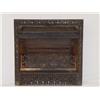 Image 1 : FANCY CAST IRON GAS FIREPLACE INSERT W/