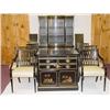 Image 1 : 9 PC. DINING ROOM SET-CHINESE DESIGN ON