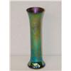 Image 1 : 8 1/2" AMETHYST IRIDESCENT BUD VASE, UN
