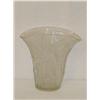 Image 1 : 8 1/4" FROSTED PHOENIX GLASS VASE W/ FL