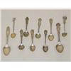 Image 1 : LOT (10) SOUVENIR SPOONS: (7) SILVERPLA
