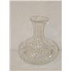 Image 1 : 7 1/4" CUT GLASS CARAFE, UNSIGNED - TIN