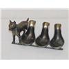 Image 1 : FIGURAL METAL PIPE HOLDER W/ BOXER DOG 
