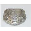 Image 1 : 3 1/2" CONTINENTAL SILVER BOX W/ REPOUS