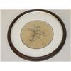 Image 1 : ROUND FRAMED WATERCOLOR STUDY OF AN ANG