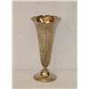 Image 1 : 9" STERLING WEIGHTED VASE W/ FLARED TOP