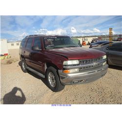 2002 - CHEVROLET TAHOE