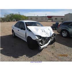 2003 - CHEVROLET CAVALIER/SALVAGE TITLE