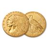 Image 1 : 1913 $2.5 Gold Indian XF AU Grade