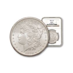 1880 S MS 67 NGC Graded Morgan Silver Dollar