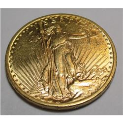 1908 D $ 20 Gold Saint Gauden's Better Date