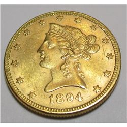 1894 $ 10 Gold Liberty Eagle High Grade