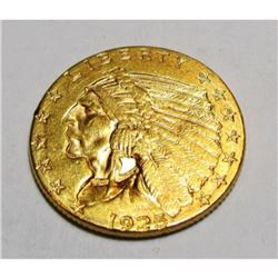 1925 $ 2.5 Gold Indian Quarter Eagle