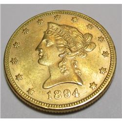 1894 BU $ 10 Gold Liberty Eagle