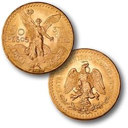 1947 50 Peso Gold Coin - High Grade