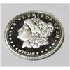 Image 1 : 1 Gram Silver Morgan Design Round