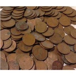 Large Lot of (200) Wheat Cents