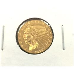 1911 $2.5 Gold Indian