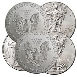 (5) Random Date US Silver Eagles