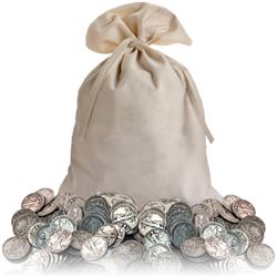 Bank Bag w/ 400 pcs. Walking Liberty Half Dollars