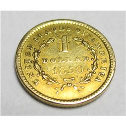 1850 Type 1 Gold Liberty $1