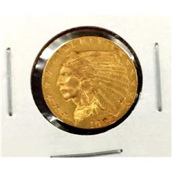 1925 D $ 2.5 Gold Indian