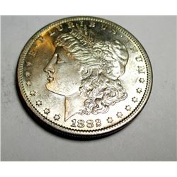 1882 s CH BU Morgan Silver Dollar