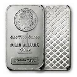 1 oz. Morgan Design Silver Bar - .999 Pure