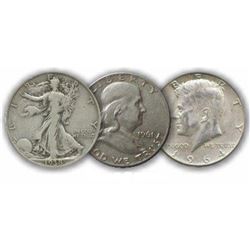 Starter Set $1.50 Face Value 90% Silver Halves